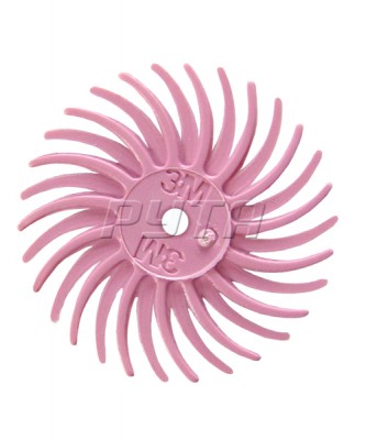 241598 Щетка полировальная пластиковая HABRAS очень мягкая, розовая, d-19 мм