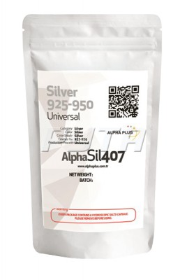 276014 Мастер-сплав AlphaSil407 для серебра 925 пробы (69.5%Cu,  28%Zn,  1.5%In,  1%Sn)