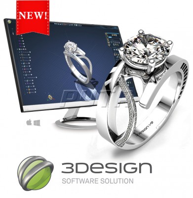 271100-33 Программа 3-D моделирования для ювелиров 3Design v. 9 (Designer-лицензия)