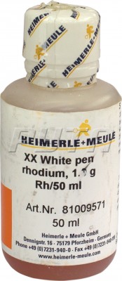 263437 Электролит XX White белого родирования для карандаша (1 г Rh/50 мл)