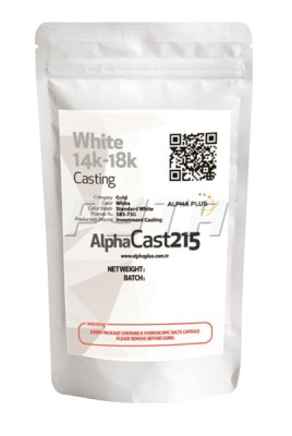 276020 Лигатура AlphaCast215 для белого золота 585-750 пробы (60%Cu,  18%Zn,  20%Ni,  2%Ag)