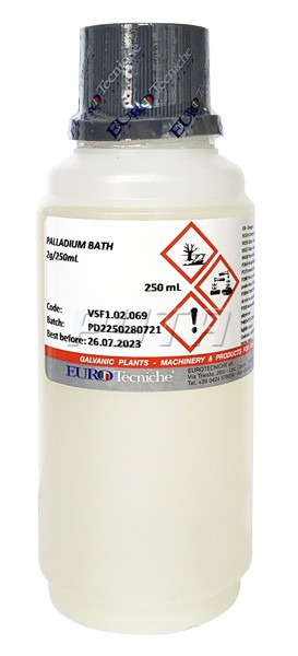 263444 Электролит палладия PALLADIUM BATH (2 г Pd/250 мл)