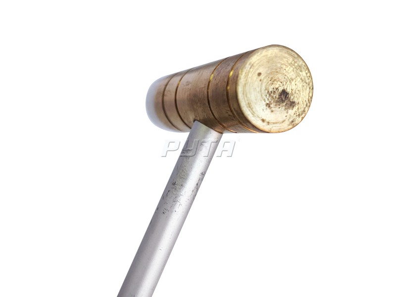 223411* Молоток латунь-нейлон с металлической ручкой, боек d-12 мм, L-50 мм
