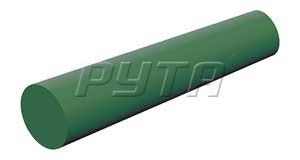 271306 Воск FERRIS профильный  зеленый цельный стержень, d-27 мм