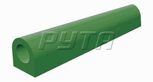 271318 Воск FERRIS профильный  зеленый трубка с плоской стороной (28х25 мм)