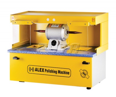 253127 Станок полировальный Alex Machine настольный двусторонний малый (2800 об/мин, 550 Вт, 14,2 куб.м/мин)