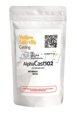 276019 Мастер-сплав для желтого золота 750 пробы AlphaCast102 (89%Cu, 11%Zn)