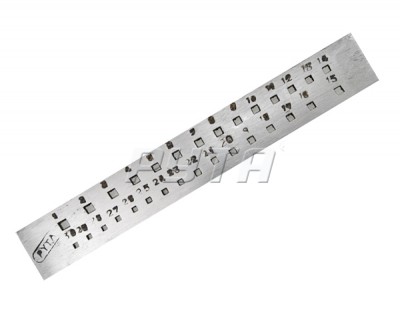 223611 Фильеры профильные стальные квадрат (30 отверстий, 2,0-3,0 мм)