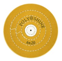 253222 Круг муслиновый желтый с пропиткой прошитый (d-150 мм,  20 слоев)