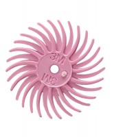 241598 Щетка полировальная пластиковая HABRAS очень мягкая,  розовая,  d-19 мм