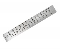 223611 Фильеры профильные стальные квадрат (30 отверстий,  2, 0-3, 0 мм)