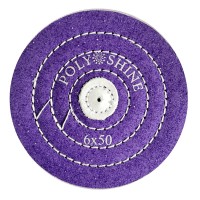 253225 Круг муслиновый фиолетовый с пропиткой прошитый (d-150 мм, 50 слоев)